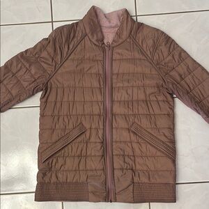 Chic Brown Quilted  Lululemon Jacket